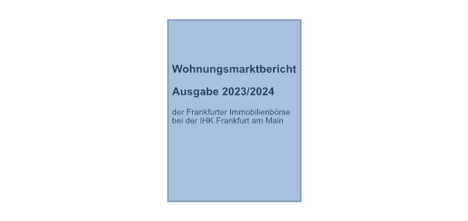 Wohnungsmarktbericht 2023/2024